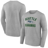 Seattle Seahawks Victory Arch Long Sleeve T-Shirt - Gray - NFL