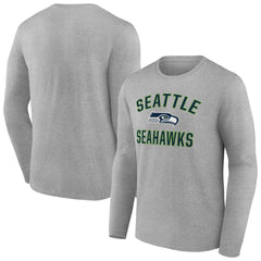 Seattle Seahawks Victory Arch Long Sleeve T-Shirt - Gray - NFL