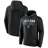 Las Vegas Raiders Team Fade Out Fitted Pullover Hoodie - Black - NFL
