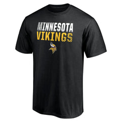 Minnesota Vikings Team Fade Out T-Shirt - Black - NFL