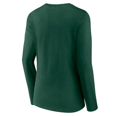 Green Bay Packers Women's Freehand Team Long Sleeve V-Neck T-Shirt - Green - NFL