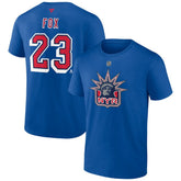 Adam Fox New York Rangers Fanatics Special Edition 2.0 Name & Number T-Shirt - Blue | Fanatics Clearance