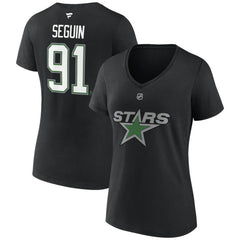 Tyler Seguin Dallas Stars Fanatics Women's Special Edition 2.0 Name & Number V-Neck T-Shirt - Black | Fanatics near me