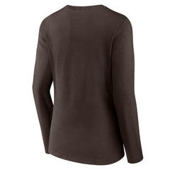 San Diego Padres Women's Team Logo Long Sleeve V-Neck T-Shirt Sale