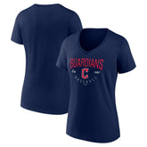 Cleveland Guardians Women's Live For It Team V-Neck T-Shirt Outlet