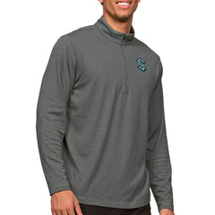 Seattle Kraken Antigua Epic Quarter-Zip Pullover Top - Heather Charcoal | NHL near me