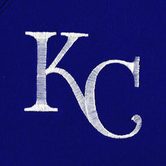 Kansas City Royals DKNY Sport Women's Lily V-Neck Pullover Sweatshirt Outlet