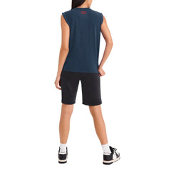 Cleveland Guardians DKNY Sport Women's Madison Tri-Blend Tank Top for sale