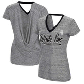 Chicago White Sox Touch Women's Halftime Back Wrap Top V-Neck T-Shirt Discount