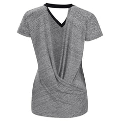San Francisco Giants Touch Women's Halftime Back Wrap Top V-Neck T-Shirt for sale
