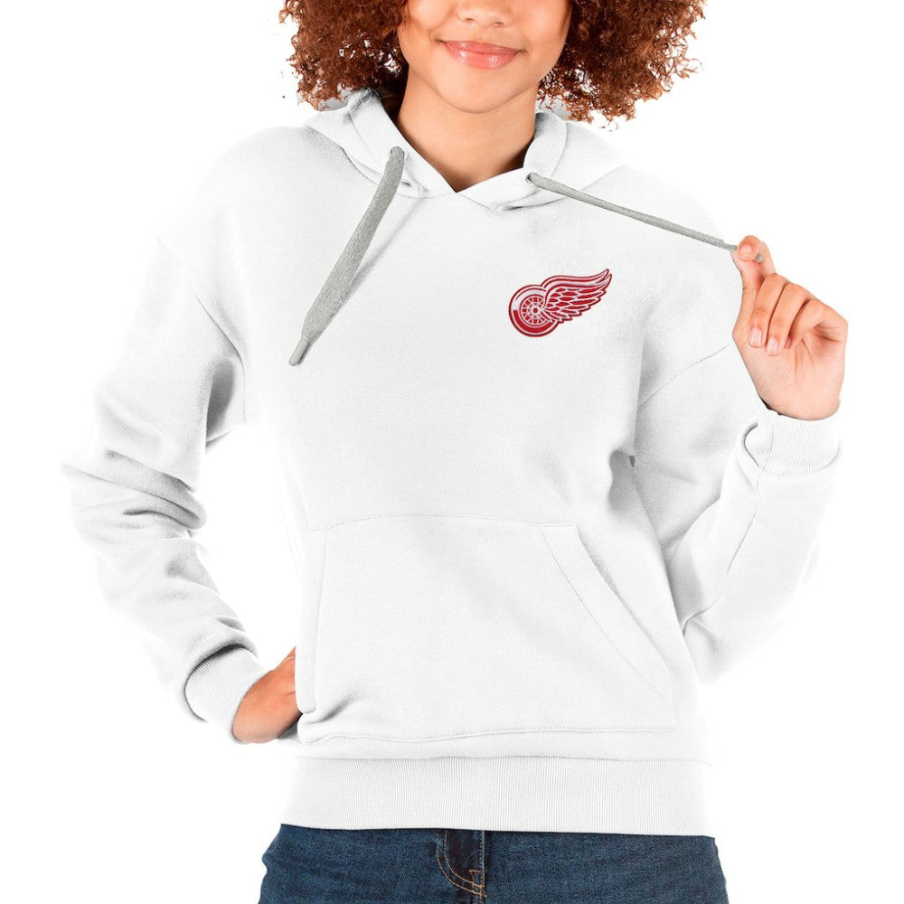 Detroit Red Wings Antigua Women's Victory Pullover Hoodie - White | NHL sale