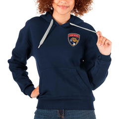 Florida Panthers Antigua Women's Victory Pullover Hoodie - Navy | NHL Lifestyle