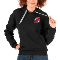New Jersey Devils Antigua Women's Victory Pullover Hoodie - Black | NHL discount