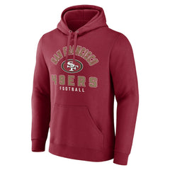 San Francisco 49ers Between the Pylons Pullover Hoodie - Scarlet - Fanatics