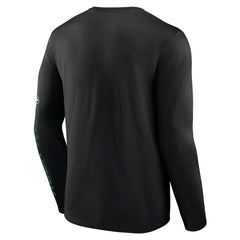 New York Jets Helmet Platform Long Sleeve T-Shirt - Black - Fanatics