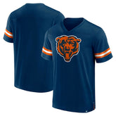 Chicago Bears Jersey Tackle V-Neck T-Shirt - Navy - Fanatics
