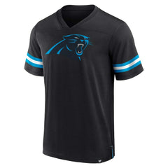 Carolina Panthers Jersey Tackle V-Neck T-Shirt - Black - Fanatics