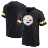 Pittsburgh Steelers Jersey Tackle V-Neck T-Shirt - Black - Fanatics