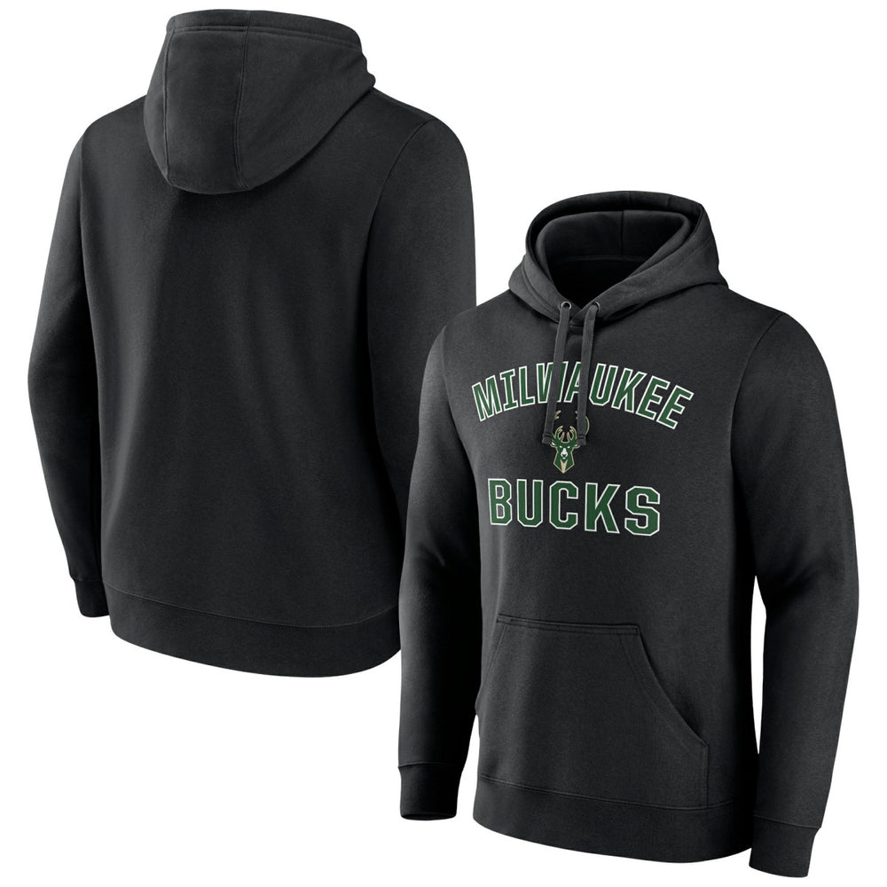 Black Victory Arch Pullover Hoodie Black