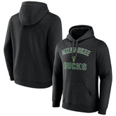 Black Victory Arch Pullover Hoodie Black