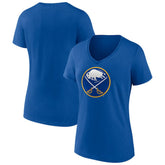 Buffalo Sabres Women's Team Logo V-Neck T-Shirt - Royal | NHL on sale