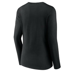 Boston Bruins Women's Team Logo Long Sleeve V-Neck T-Shirt - Black | NHL sale