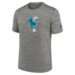 Indianapolis Colts Indiana Nights Alternate Sideline Performance T-Shirt - Heather Charcoal - Nike