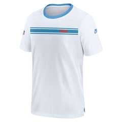 Tennessee Titans Oilers Throwback Sideline Coach Alternate Performance T-Shirt - White - Nike