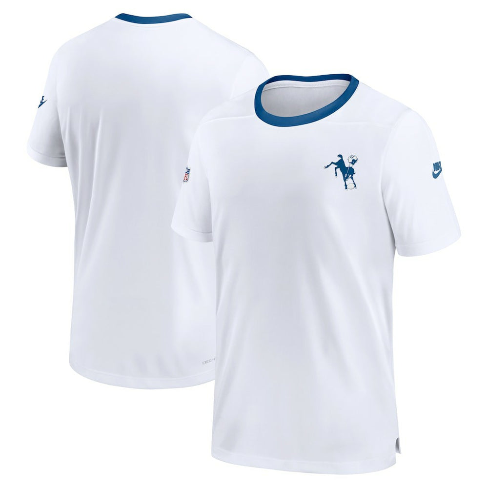 Indianapolis Colts Indiana Nights Alternate Coach Performance T-Shirt - White - Nike