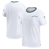 Green Bay Packers Men's Sideline Coaches Alternate Performance T-Shirt - White - Nike