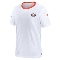 Cleveland Browns Men's Sideline Coaches Alternate Performance T-Shirt - White - Nike