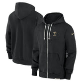New Orleans Saints Sideline Performance Full-Zip Hoodie Jacket - Black - Nike