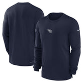 Tennessee Titans 2023 Sideline Performance Long Sleeve T-Shirt - Navy - Nike
