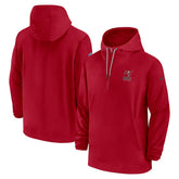 Tampa Bay Buccaneers Sideline Half-Zip Hoodie - Red - Nike