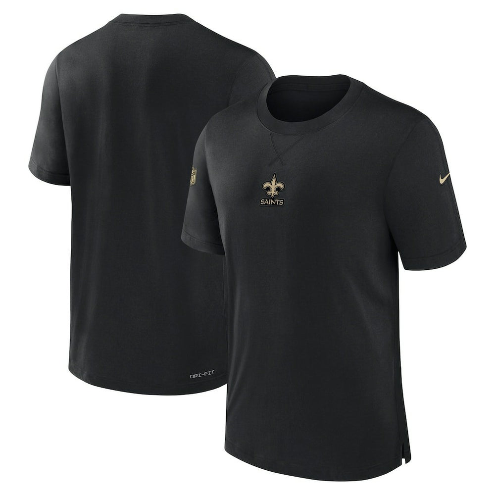 New Orleans Saints 2023 Sideline Performance T-Shirt - Black - Nike