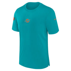 Miami Dolphins 2023 Sideline Performance T-Shirt - Aqua - Nike