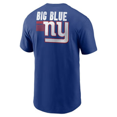 New York Giants Blitz Essential T-Shirt - Royal - Nike