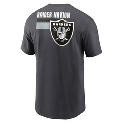 Las Vegas Raiders Blitz Essential T-Shirt - Anthracite - Nike