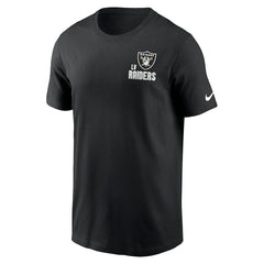 Las Vegas Raiders Blitz Essential T-Shirt - Black - Nike