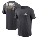 New Orleans Saints Blitz Essential T-Shirt - Anthracite - Nike