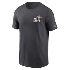 New Orleans Saints Blitz Essential T-Shirt - Anthracite - Nike