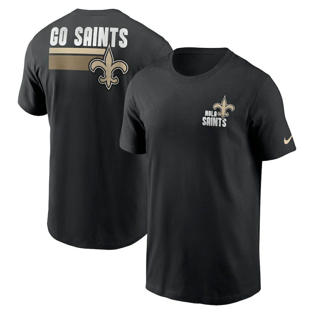 New Orleans Saints Blitz Essential T-Shirt - Black - Nike