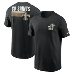 New Orleans Saints Blitz Essential T-Shirt - Black - Nike