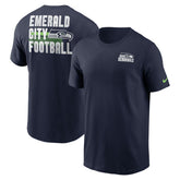 Seattle Seahawks Blitz Essential T-Shirt - College Navy - Nike