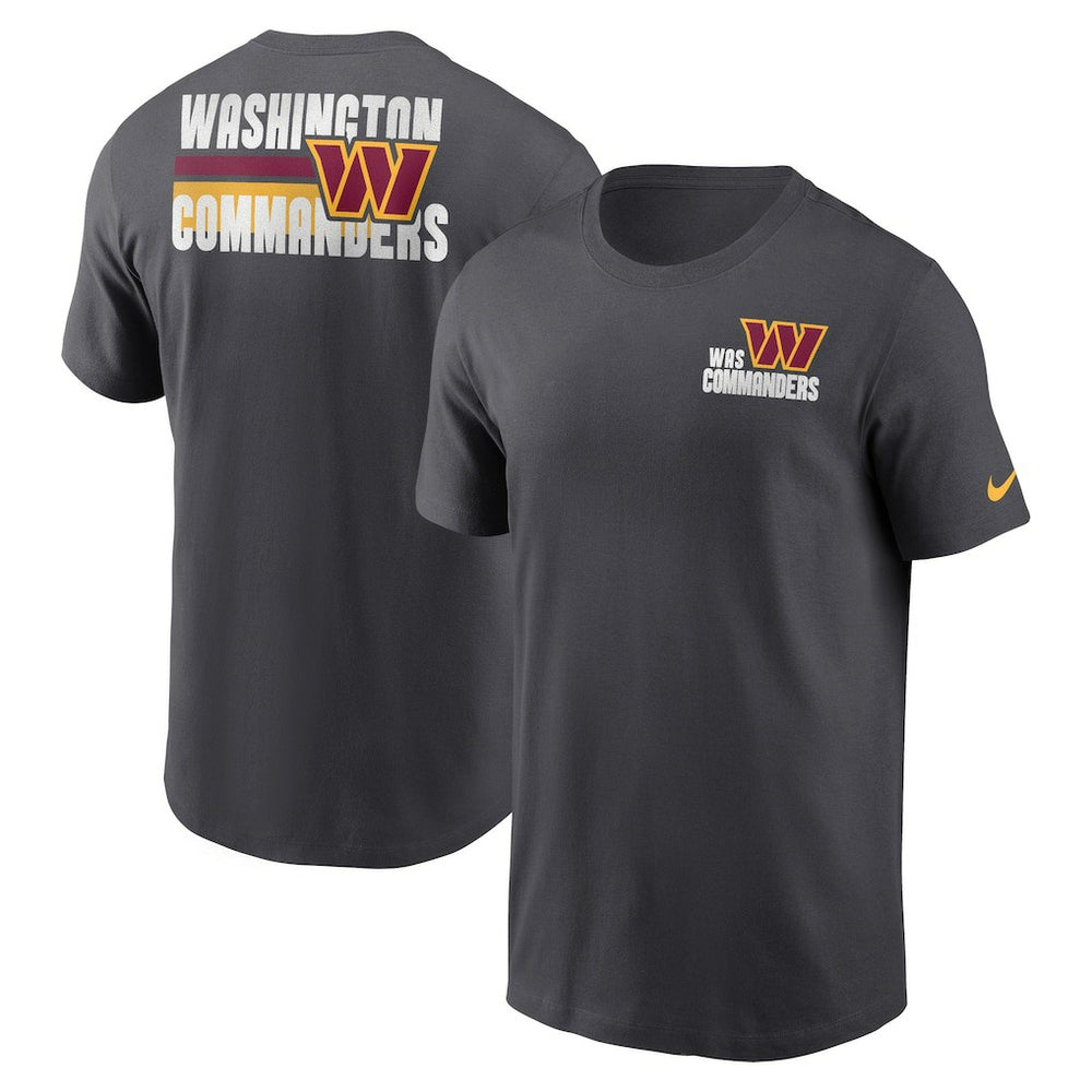 Washington Commanders Blitz Essential T-Shirt - Anthracite - Nike