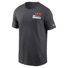Washington Commanders Blitz Essential T-Shirt - Anthracite - Nike