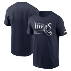 Tennessee Titans Division Essential T-Shirt - Navy - Nike