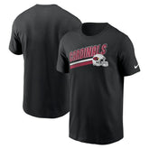 Arizona Cardinals Essential Blitz Lockup T-Shirt - Black - Nike