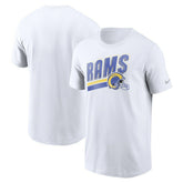 Los Angeles Rams Essential Blitz Lockup T-Shirt - White - Nike
