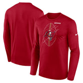 Tampa Bay Buccaneers Legend Icon Long Sleeve T-Shirt - Red - Nike